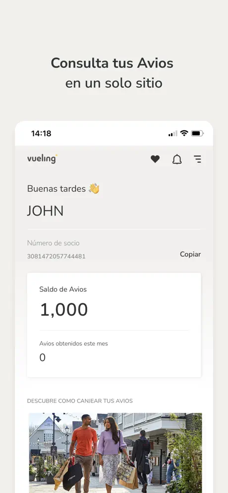 Vueling Club screenshot 2